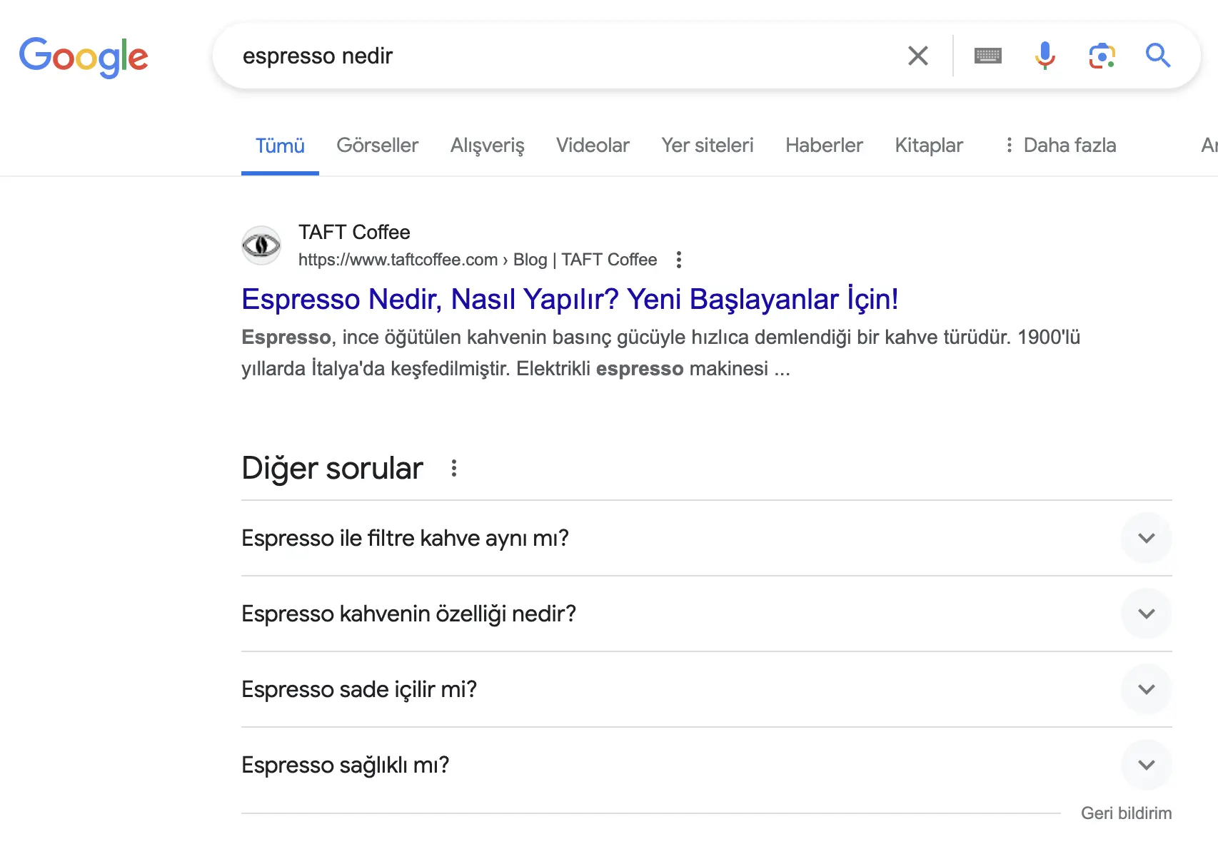 Google ile anahtar kelime bulma yöntemi