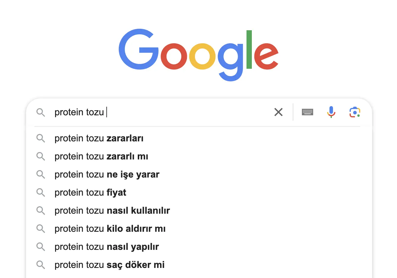 Google otomatik tamamlama özelliği ile anahtar kelime araştırması yapmak
