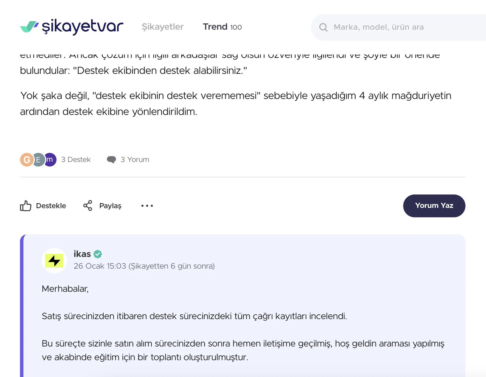 olumsuz yorumlar ve eeat ilişkisi