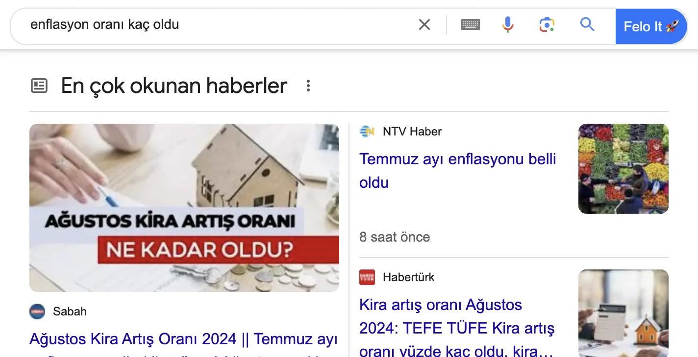 Google'ı haber okumak için kullanmak