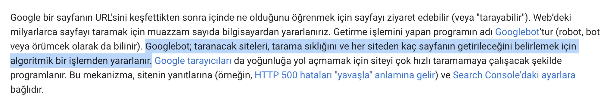 googlebot siteleri nasıl tarar
