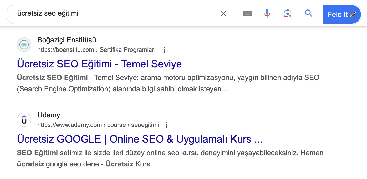 google'ı eğitim için kullanmak