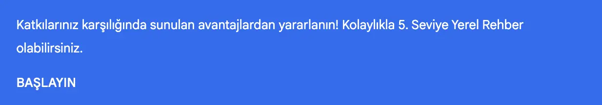 Google Maps yerel rehber olma