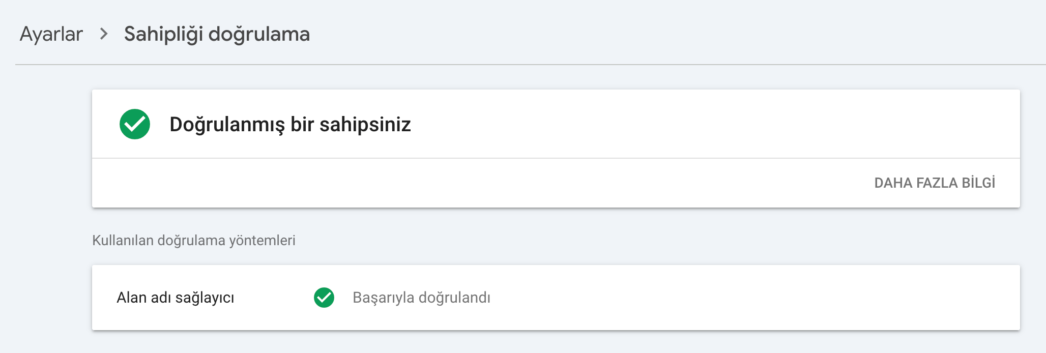 Alan adı sağlayıcı ile site doğrulama