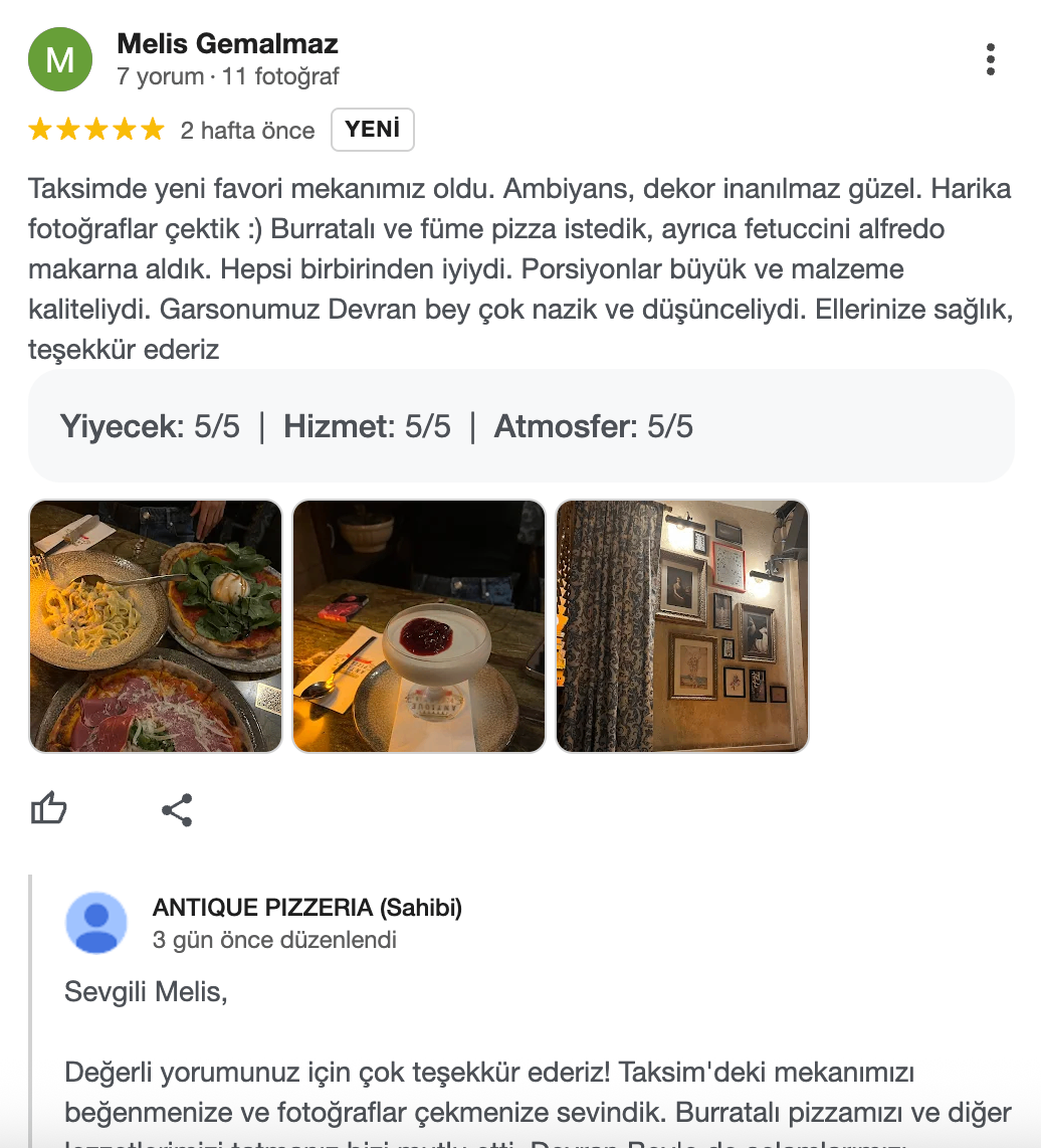 Müşteri Yorumları ve Puanlar