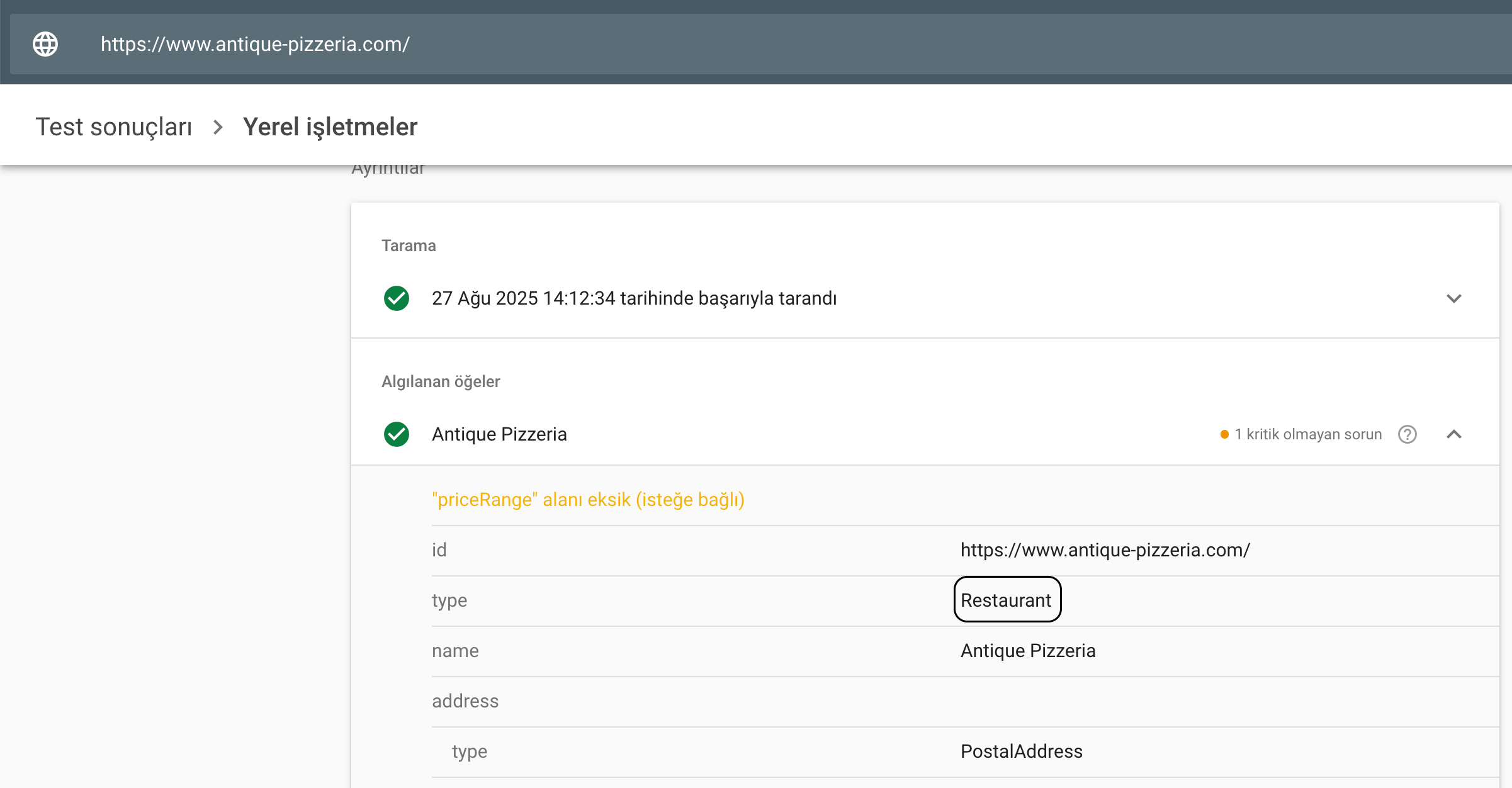 local seo yapısal veri önemi