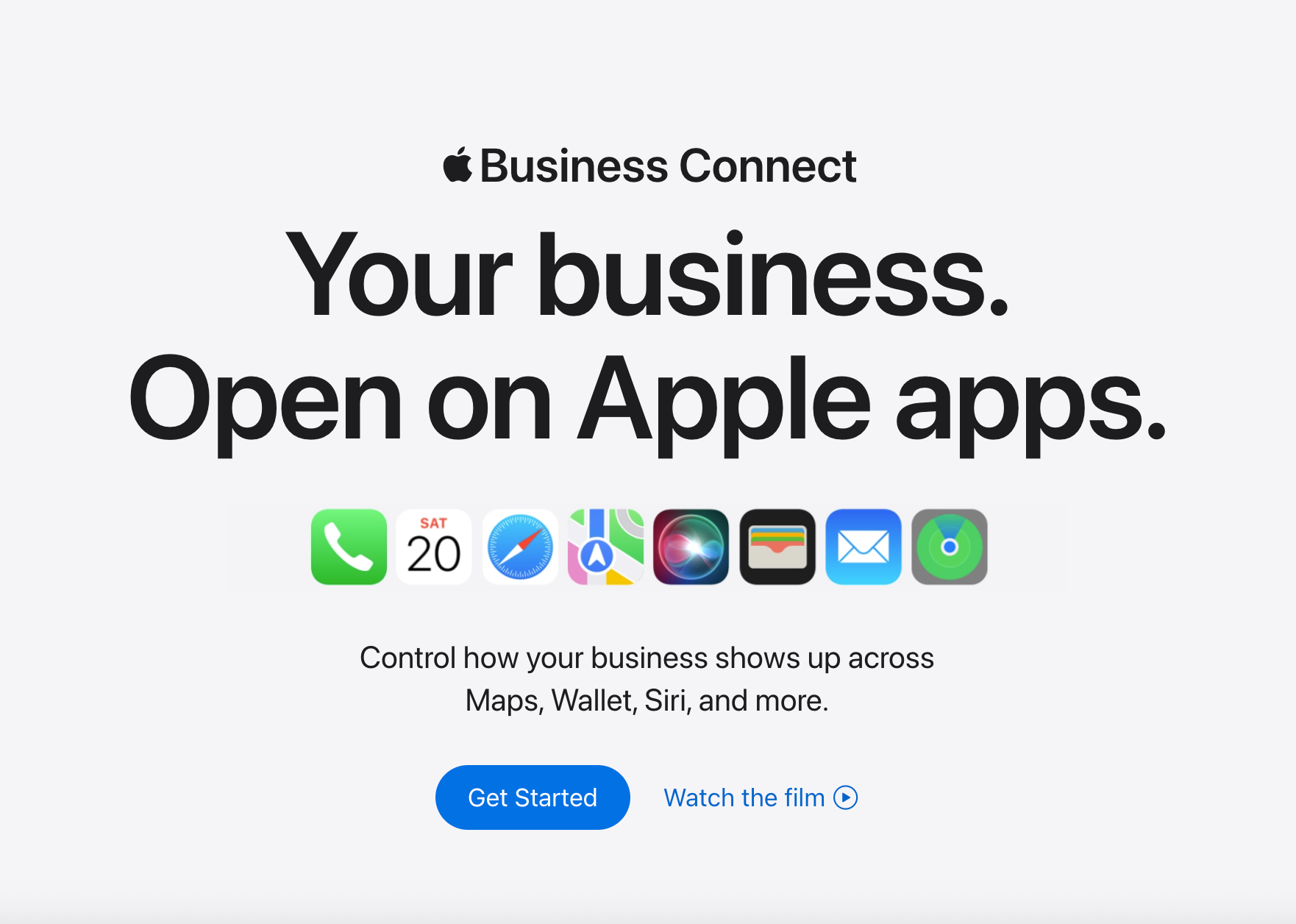 Apple Business Connect